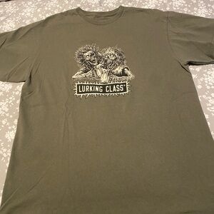 Mens Lurking Class Skeleton T shirt
